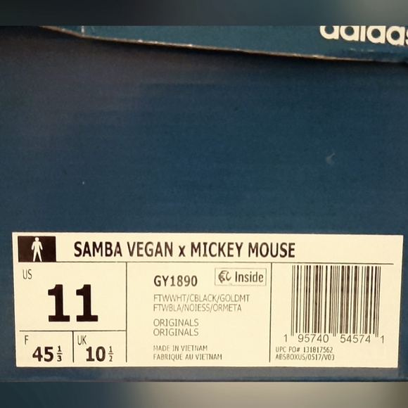 Adidas Originals X Mickey Mouse Samba *NWT* - Picture 7 of 7